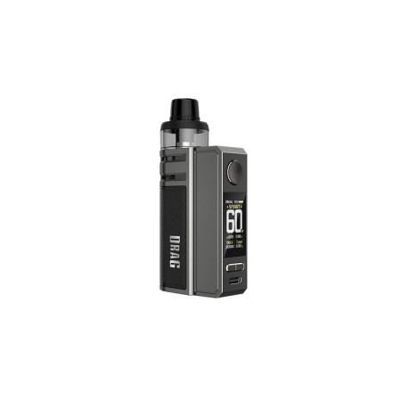 DRAG E60 VooPoo - 2 -  Voopoo Drag E60 è una pod mod alimentato da una batteria integrata da 2550 mAh con ricarica di tipo C, in