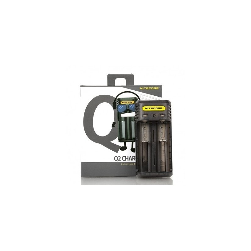 CARICABATTERIA Q2 Nitecore - 1 -  Caricabatterie - Q2 NITECORECaricabatterie Q2 più veloce delle versioni precedenti, il Q2 vi p