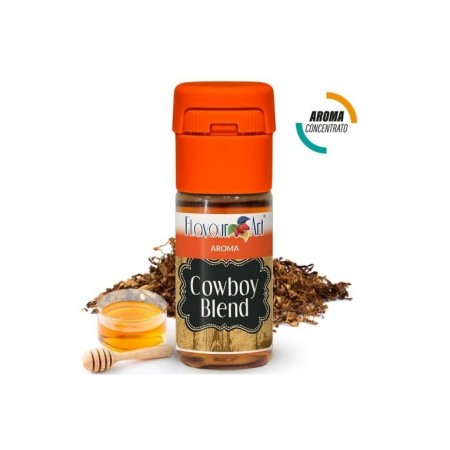 COWBOY BLEND Flavourart - 1 -  Aroma concentrato 10ml, un tabacco con una nota di miele 