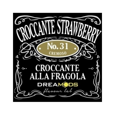 CROCCANTE STRAWBERRY NO.31 Dreamods - 1 -  Croccante Strawberry No.31 Aroma Concentrato 10 mlAroma concentrato di Croccante alla