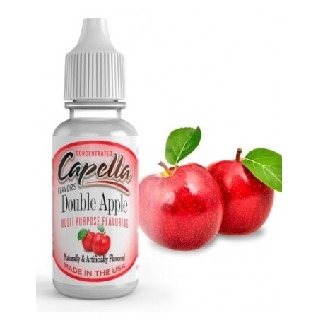 DOUBLE APPLE Capella Flavors - 1 -  Double Apple della Capella, una mela rossa molto intensa e dolce, ideale da svapare tutto il