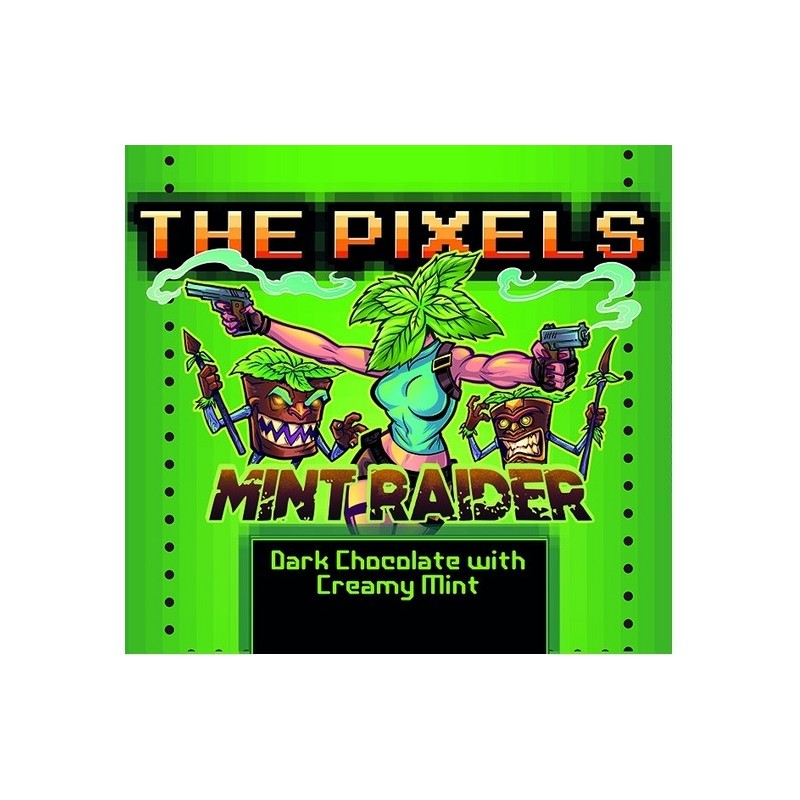 MINT RAIDER Pixels Flavour - 1 -  Cioccolato e crema di menta! 