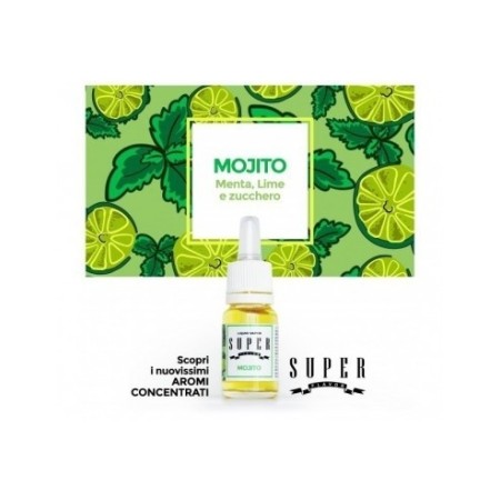 MOJITO Super Flavor - 1 -  Menta, limone e zucchero, il cocktail perfetto, Mojito.  Aroma made in Italy prodotto dalla innovativ