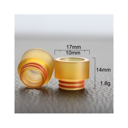 DRIP TIP TFV8 - SMOK SMOK - 1 -  Drip Tip in per TFV8 ultem e nero (silicone) disponibili! 