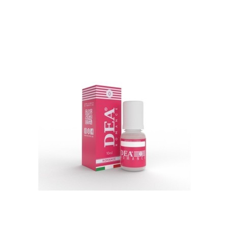 ROMANCE Dea - 1 -  Liquido pronto formato 10ml di casa DEA Flavor per sigarette elettroniche, disponibili con più gradazioni di 